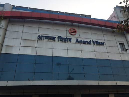 Anand Vihar Metro Station Delhi