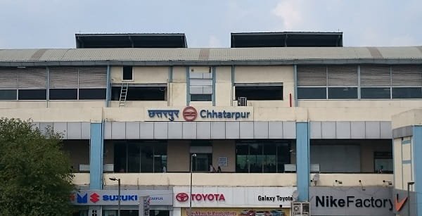 Chattarpur Metro Station