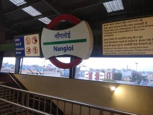 Nangloi Metro Station Delhi