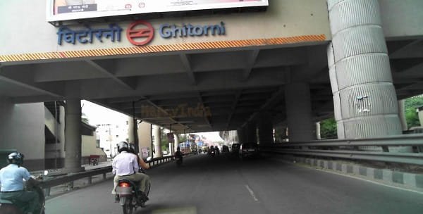 Ghitorni Metro Station Delhi