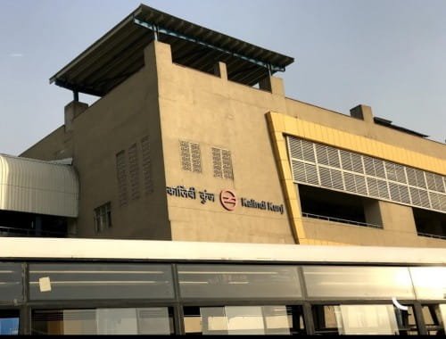 Kalindi Kunj Metro Station Delhi