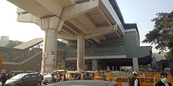 Karkarduma Metro Station Delhi