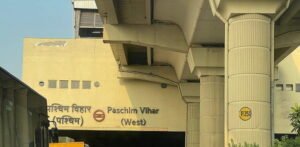 Paschim Vihar West Metro Station Delhi