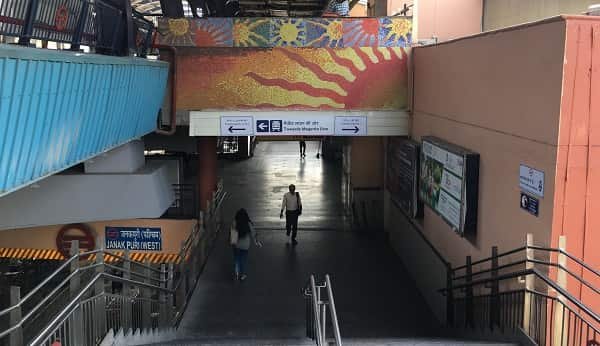 Janakpuri West Metro Station Delhi