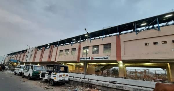 Samaypur Badli Metro Station Delhi